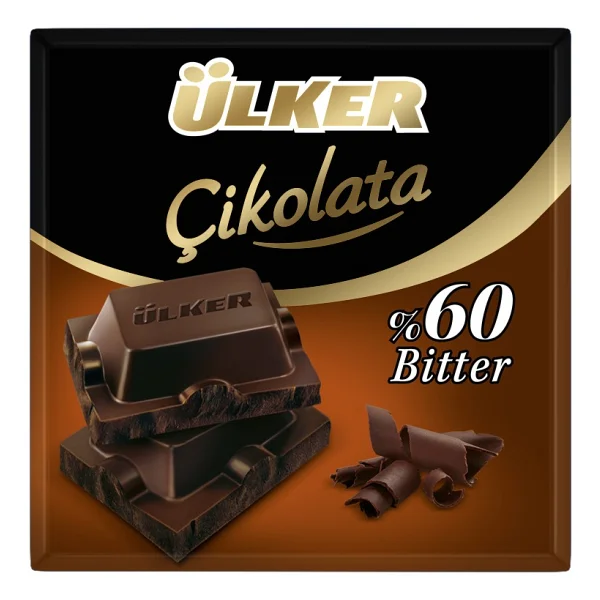 Ülker %60 Kakaolu Bitter Kare Çikolata 60 Gr - Görsel 2