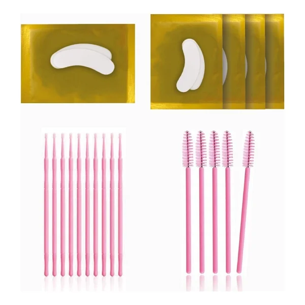 Iconsign Lash Lifting Uygulama Kiti - Gözaltı Ped'i - Maskara Fırça - Pamuklu Uygulama Cubuğu(Mikrobrush) - Görsel 3