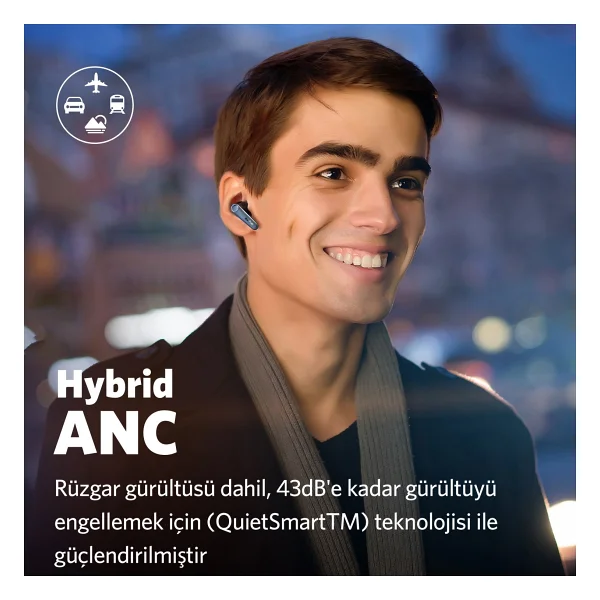 Earfun Air Pro 3 TWS ANC Kulak İçi Bluetooth Kulaklık - Görsel 3