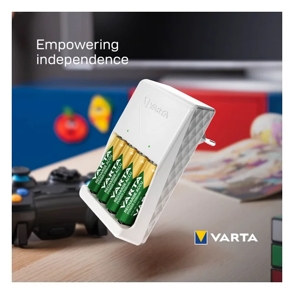 Varta Plug Şarj Cihazı +4 Adet 2100mah Aa Şarj Edilebilir Pil - Görsel 10