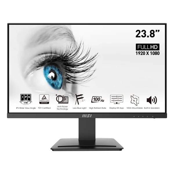 Msı Pro Mp243x 23.8" 1 Ms Full HD Ips 100 Hz Monitör - Görsel 7