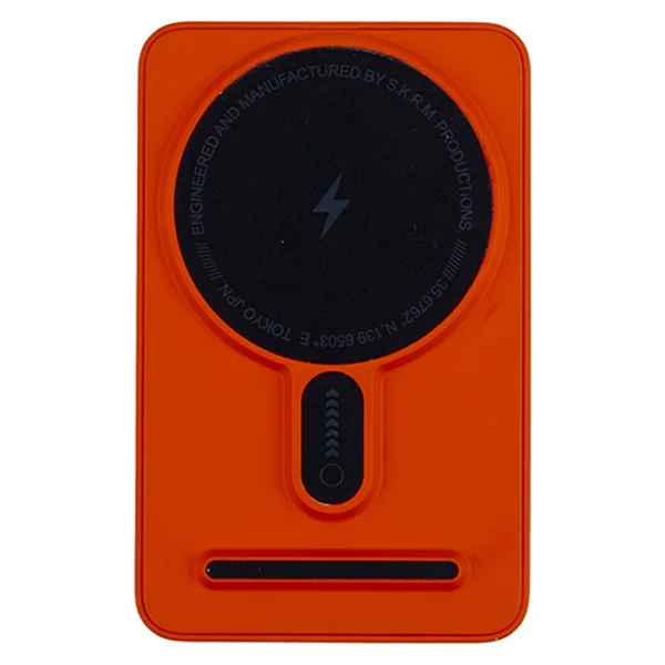 Skinarma Spunk Turuncu 5000 mAh Hızlı Şarj Magsafe Powerbank - Görsel 6