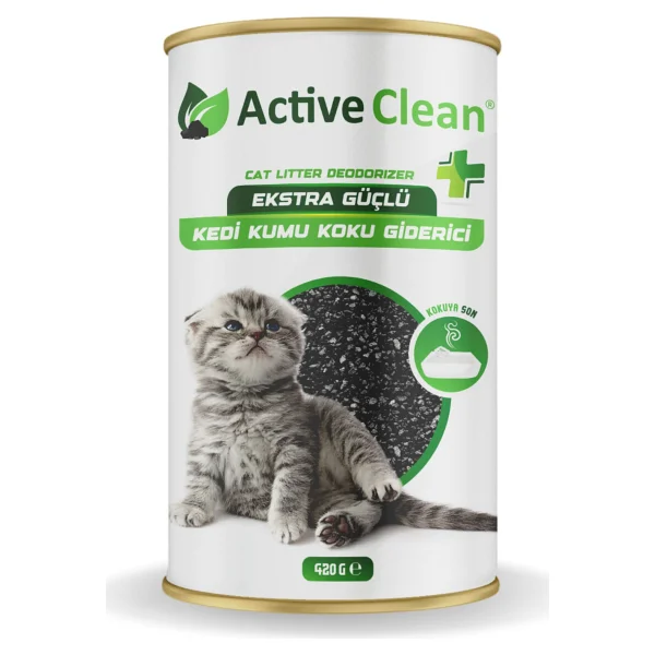 Active Clean Plus 420 Gr Kedi Kumu Koku Giderici - Görsel 6
