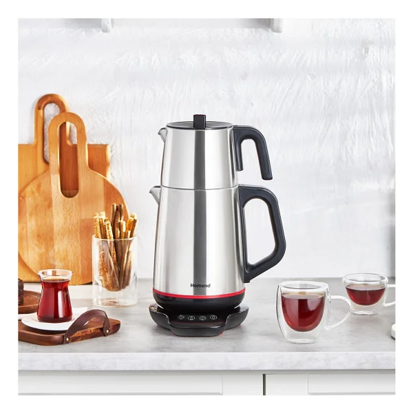 Homend Royaltea 1709h 1800 W Çelik Konuşan Çay Makinesi - Görsel 8