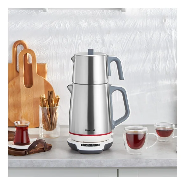 Homend Royaltea 1709h 1800 W Çelik Konuşan Çay Makinesi - Görsel 9