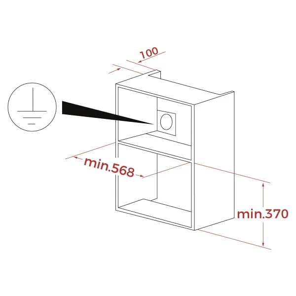 Teka Ml 8200 Bıs 20 Lt Siyah Ankastre Mikrodalga Fırın - Görsel 4