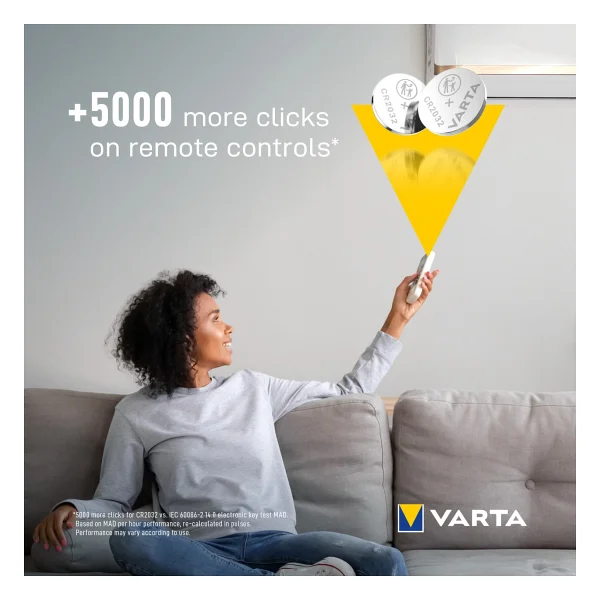 Varta Cr2032 3v 2'li Lityum Düğme Pil - Görsel 8