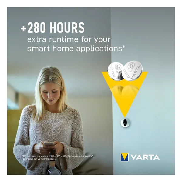 Varta Cr2032 3v 2'li Lityum Düğme Pil - Görsel 5