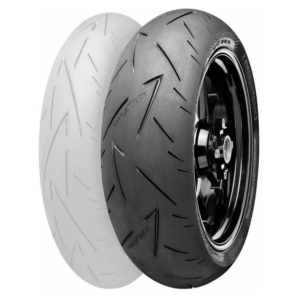 Continental 120/70zr17 M/C 58w Tl Contisportattack 2 Spor Lastik - Görsel 2