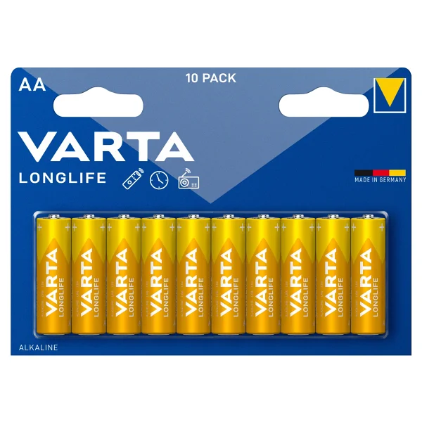 Varta Longlife 10'lu Alkalin Aa Kalem Pil - Görsel 7