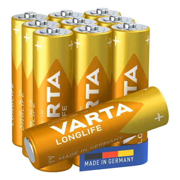 Varta Longlife 10'lu Alkalin Aa Kalem Pil - Görsel 8
