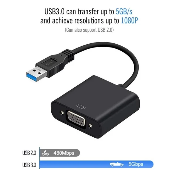Alfais 4956s USB 3.0 To Vga Dönüştürücü - Görsel 3