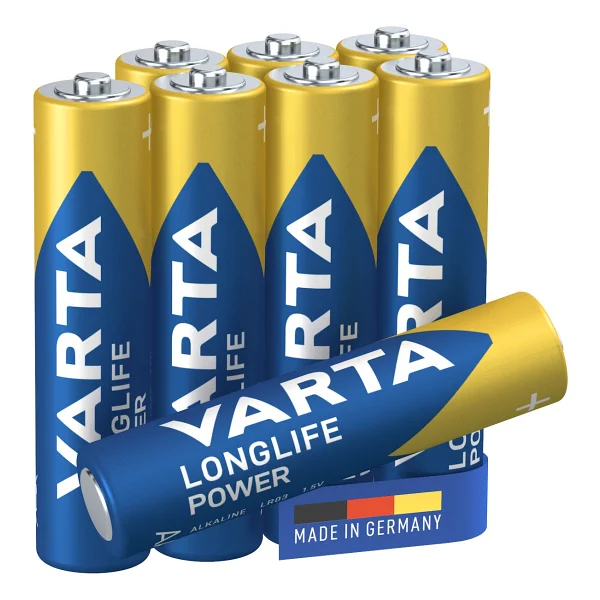 Varta Longlife Power 8'li Alkalin Aaa İnce Kalem Pil - Görsel 2