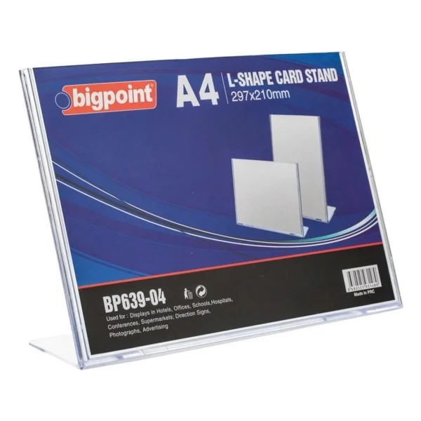 Bigpoint A4 Yatay Kart Standı - Görsel 2