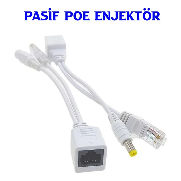 Apronx Pasif Ip Kamera Poe Enjektör Poe Splitter Çifti Poesiz Kamera Kullanımı Için - Görsel 2