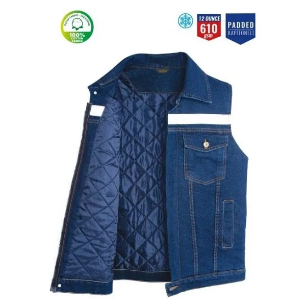 Myform Sona 9129 Kapitoneli Kot İş Yeleği - Görsel 8