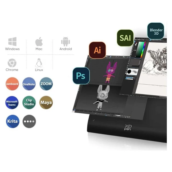 Xp-Pen Deco Pro Gen2 Xlw Xlarge Kablosuz Grafik Tablet - Görsel 4