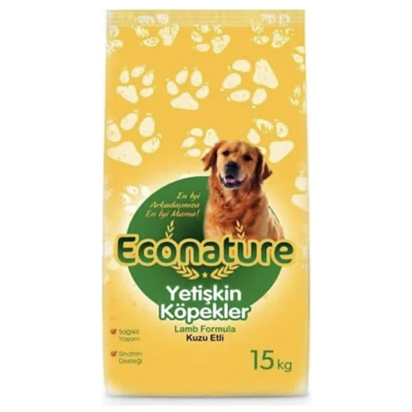 Econature Kuzu Etli 15 Kg Yetişkin Köpek Maması - Görsel 3