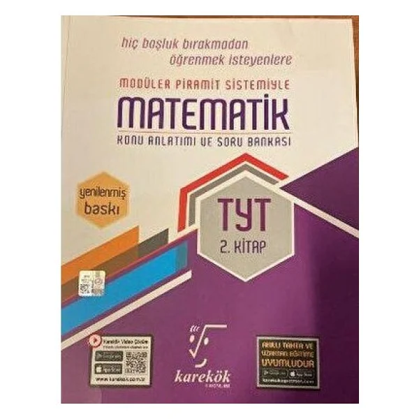 Karekök Yayınları Tyt Matematik 2. Kitap Mps Konu Anlatımlı Soru Bankası - Görsel 3