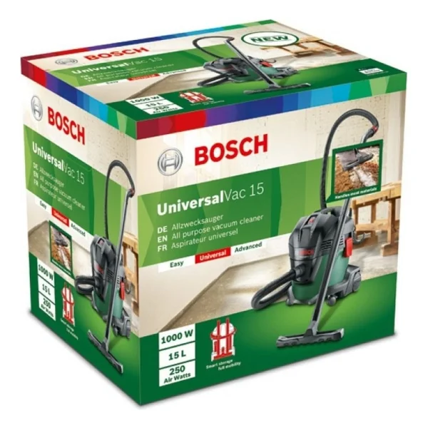 Bosch Universalvac 15 1000 W Islak Kuru Süpürge - Görsel 3
