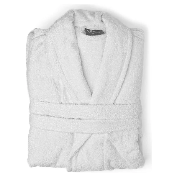 Soley Minerva Ekstra Yumuşak %100 Pamuk Kadın / Erkek Unisex Bornoz - Görsel 9