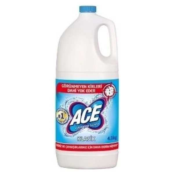 Ace Klasik Çamaşır Suyu 4 Lt - Görsel 2