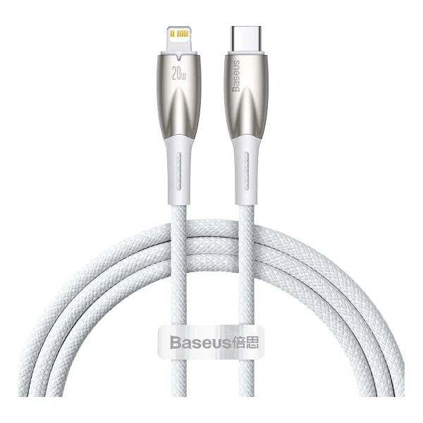 Baseus Glimmer Series 20 W 1 M Type-C To Lightning Hızlı Şarj Kablosu - Görsel 6