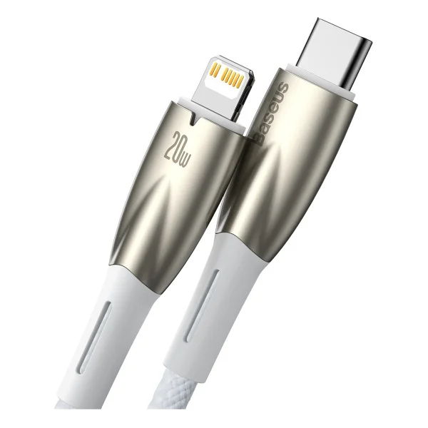 Baseus Glimmer Series 20 W 1 M Type-C To Lightning Hızlı Şarj Kablosu - Görsel 2