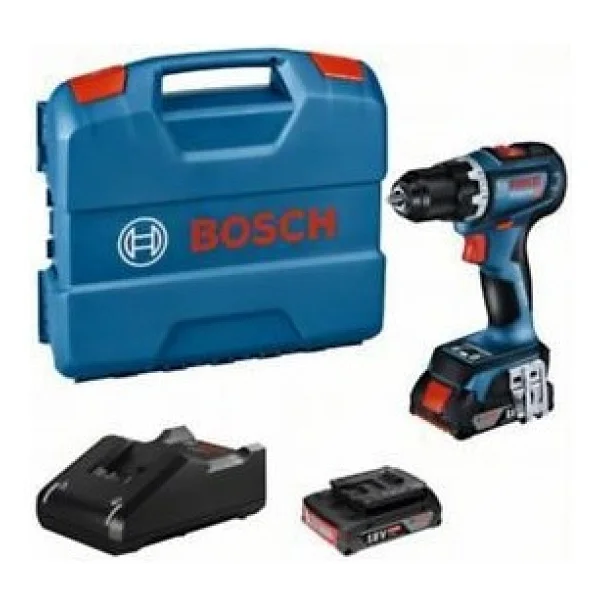 Bosch Gsr 18v-90 C Çift Akülü 2 Ah Vidalama Makinesi - Görsel 6