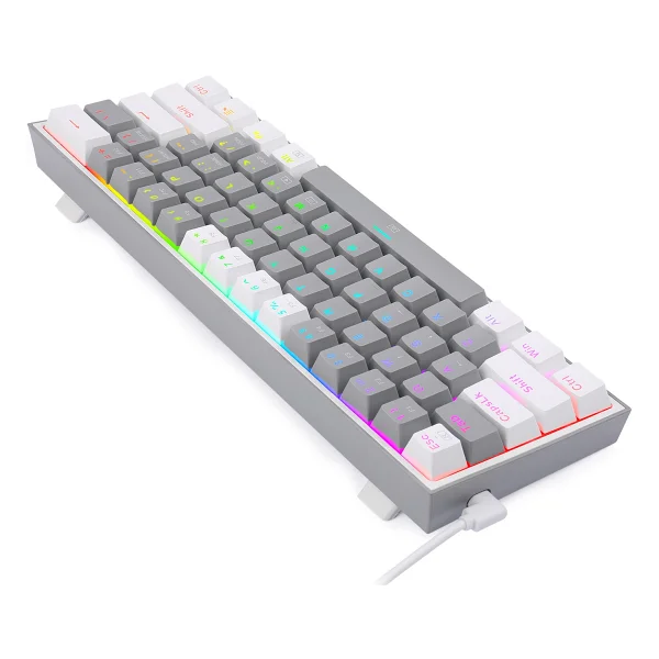 Redragon K617 RGB %60 Tkl Red Switch Kablolu Mekanik Oyuncu Klavyesi - Görsel 2