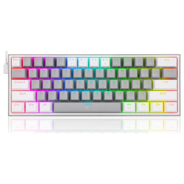 Redragon K617 RGB %60 Tkl Red Switch Kablolu Mekanik Oyuncu Klavyesi - Görsel 3