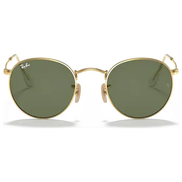 Ray-Ban Round Flat 3447n 001 Gold-Green Güneş Gözlüğü - Görsel 5