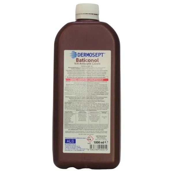 Dermosept Baticonal 1 Lt Batikon Antiseptik Çözelti - Görsel 2