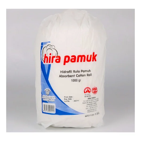 Hira Hidrofil Rulo Pamuk 1000 Gr Yüksek Emilim Özelliği İle Hijyenik Temizlik İçin Uygun - Görsel 9