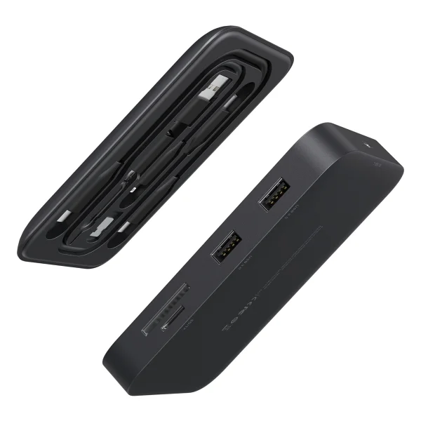 Jsaux Mp02 7in1 Type-C Pd Hub 100w Şarj Hdmı 2 X USB 3.0 Sd Tf Kart Okuyucu Rj45 + Kablo Seti Dönüştürücü Çevirici Adaptör Hub - Görsel 6