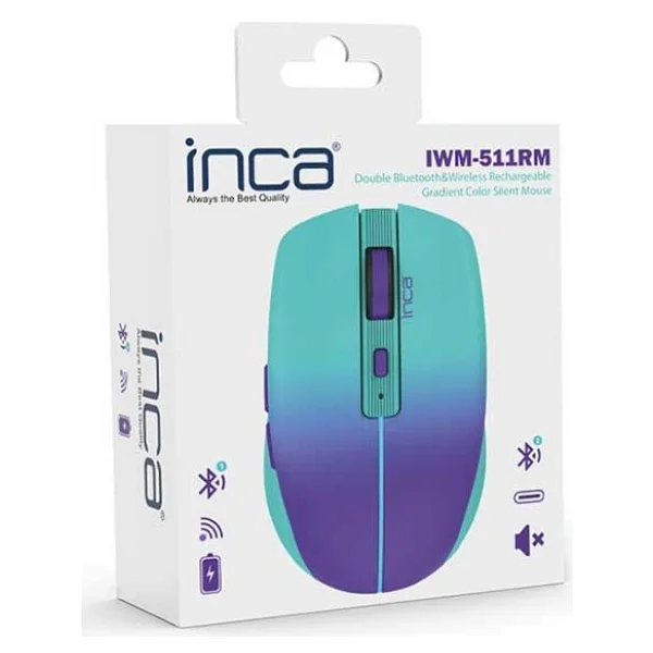 Inca Iwm-511r Şarjlı Sessiz Optik Kablosuz Mouse - Görsel 5