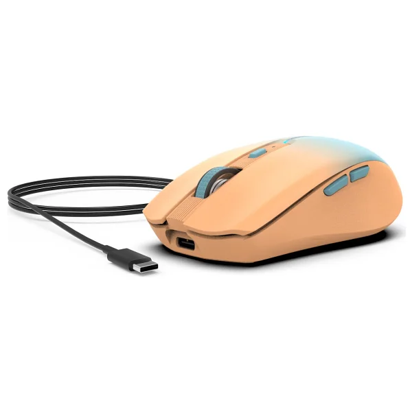 Inca Iwm-511rt Turuncu Şarjlı Sessiz Optik Kablosuz Mouse - Görsel 4
