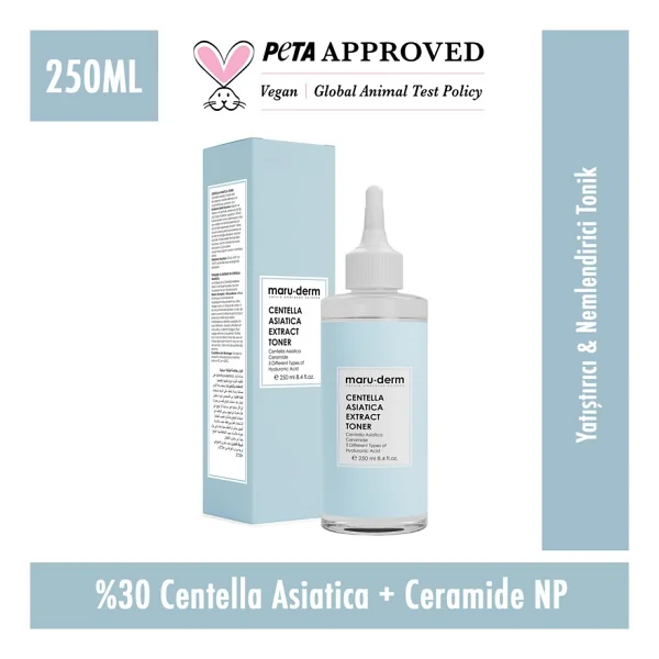 Maru.Derm Centella Asiatica Yatıştırıcı Ve Ceramide Nemlendirici Tonik 250 Ml - Görsel 7