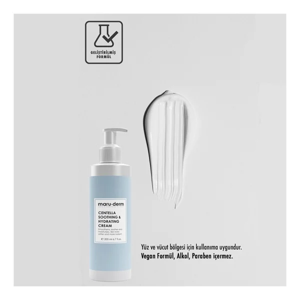 Maru.Derm Cica Centella Onarıcı Krem 200 Ml - Görsel 3