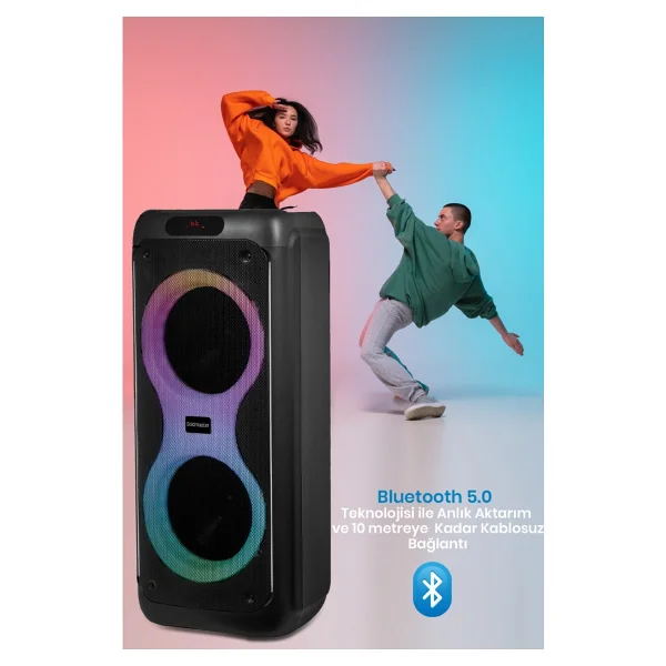 Goldmaster Neon X320 Dj Box Bluetooth Hoparlör - Görsel 3