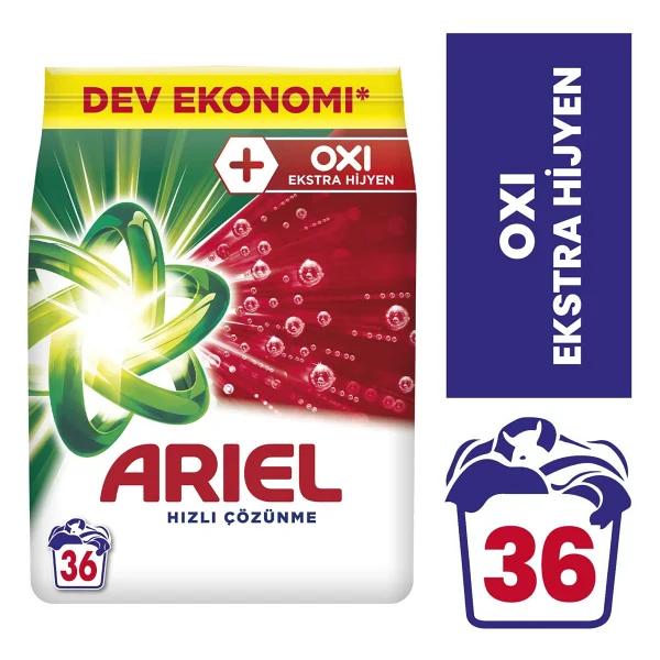 Ariel Oxi Ekstra Hijyen 5.5 Kg Toz Deterjan - Görsel 6