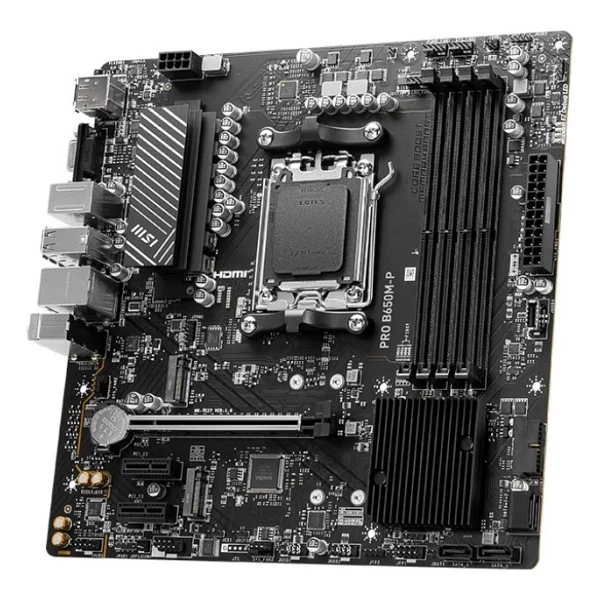 Msı Pro B650m-P AMD Am5 DDR5 Micro Atx Anakart - Görsel 3