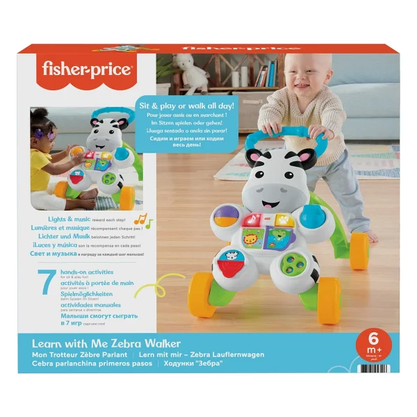 Fisher Price Melodili Zebra Yürüteç Dld80 - Görsel 6