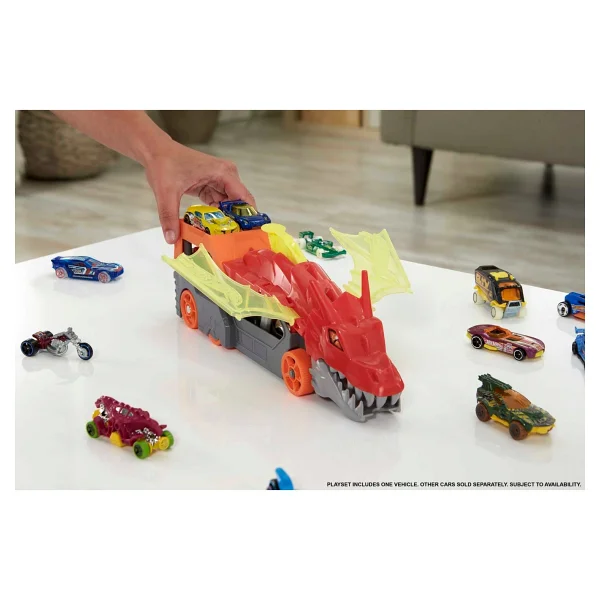 Hot Wheels Şehri Fırlatıcı Ve Taşıyıcı Ejderha Gtk42 - Görsel 3