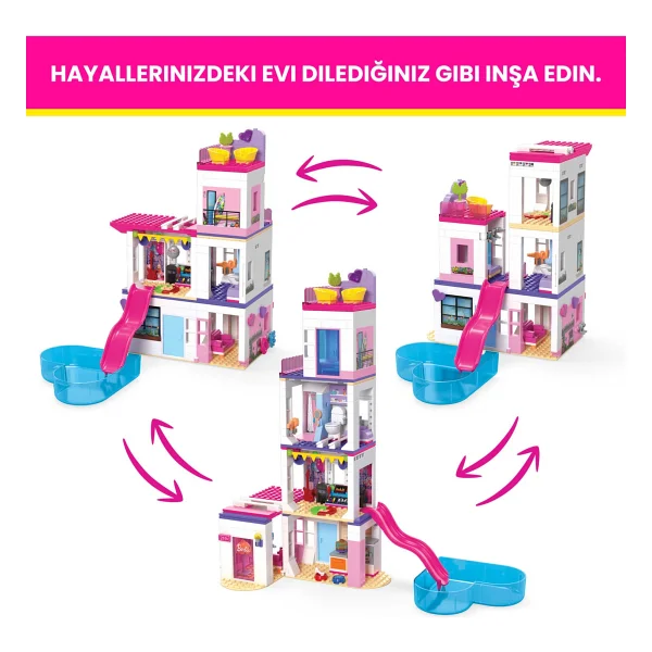 Mega Construx Barbie Color Reveal Rüya Evi Hhm01 - Görsel 3