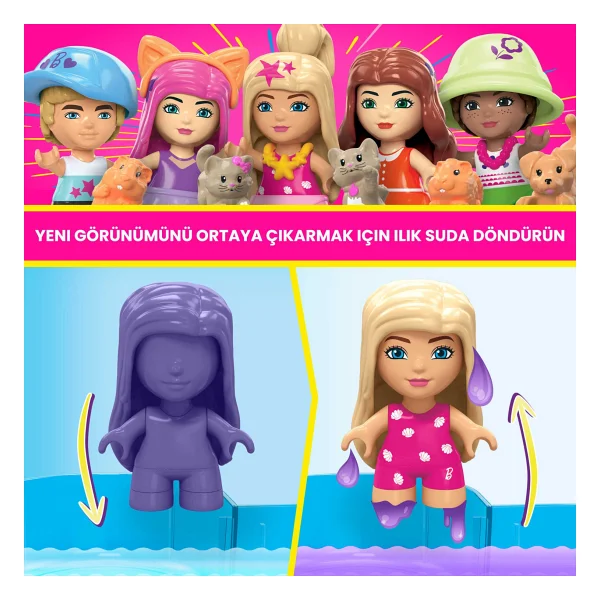 Mega Construx Barbie Color Reveal Rüya Evi Hhm01 - Görsel 4