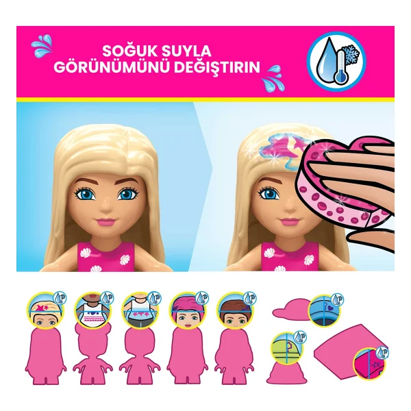 Mega Construx Barbie Color Reveal Rüya Evi Hhm01 - Görsel 5