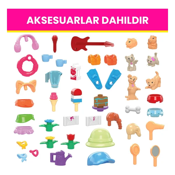 Mega Construx Barbie Color Reveal Rüya Evi Hhm01 - Görsel 7