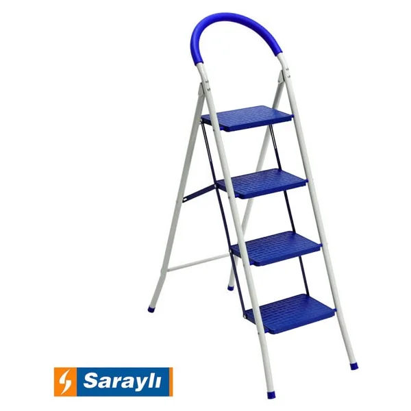 Saraylı 1614 Pratik Lüks Mega Metal 4 Basamaklı Merdiven - Görsel 3