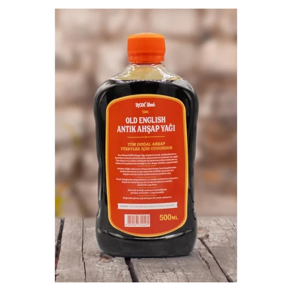 Rox Wood 0256 Old English Antik Ahşap Yağı 500 Ml - Görsel 4